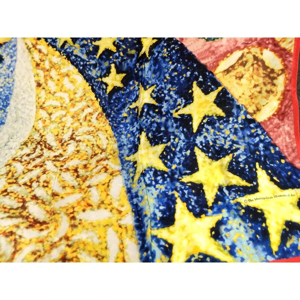 The Metropolitan Museum Of Art 100% Silk Scarf Signac Feneon Kaleidoscope Japan
